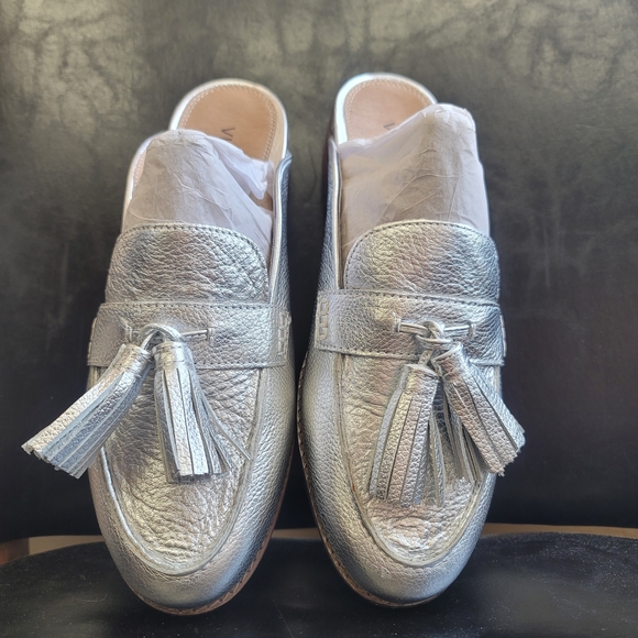 Silver Tassel Loafers - Picture 3 of 7